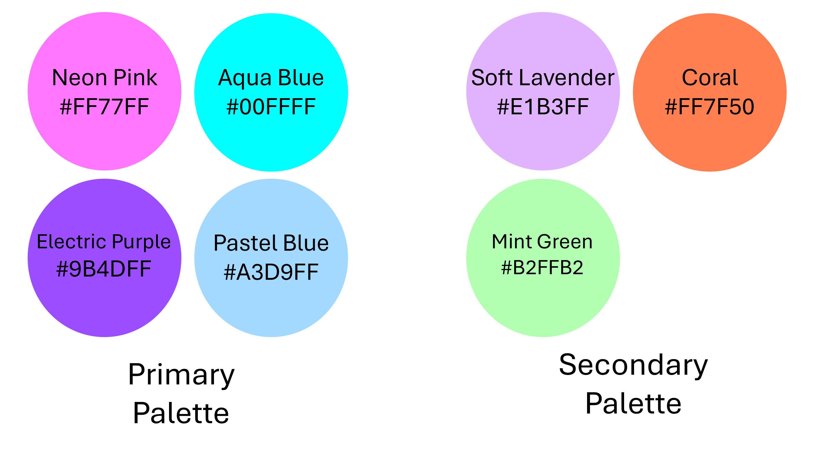 Site Colour Palettes
