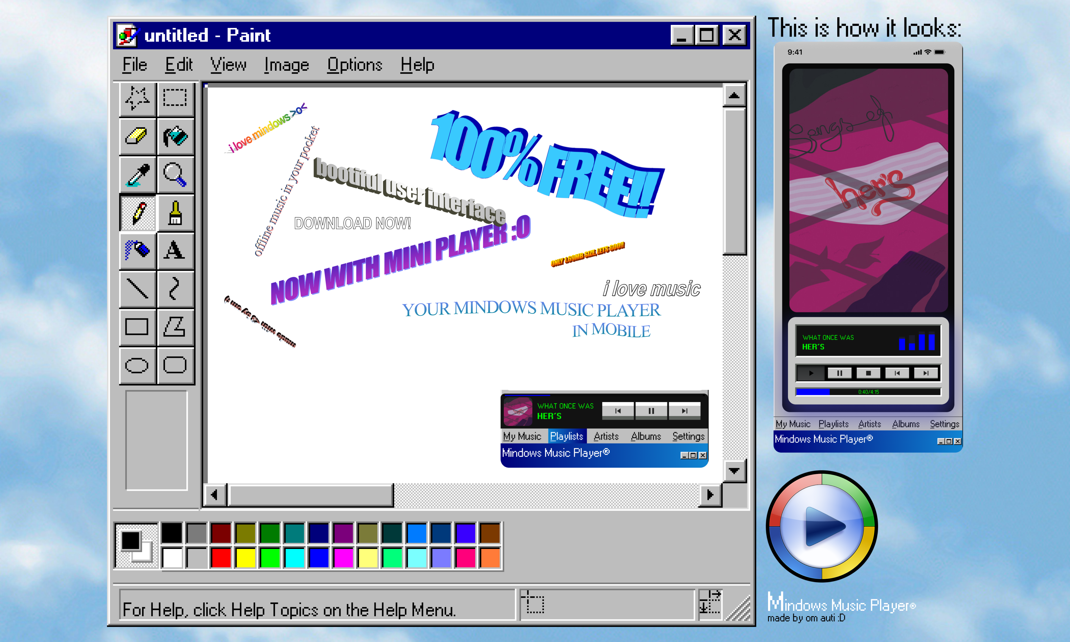 Vaporwave Application Windows