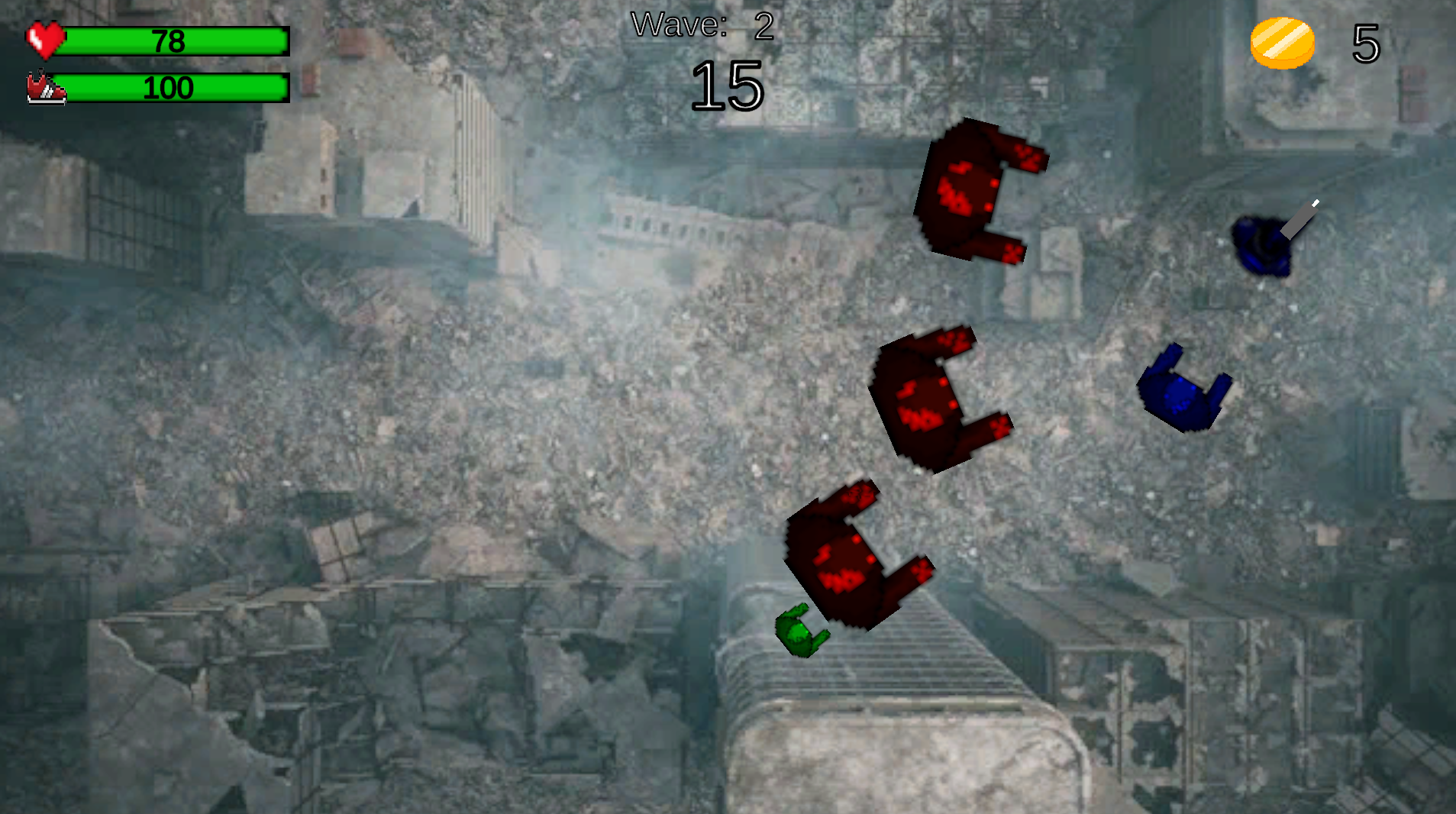 Roguelike Shooter game - gameplay 2